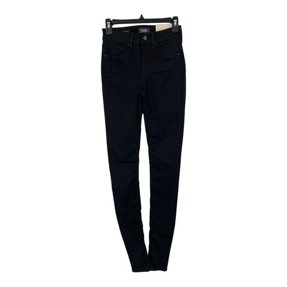 NYDJ jeans black Ami Skinny sure stretch 0XL 0 Extra Long - Picture 1 of 5